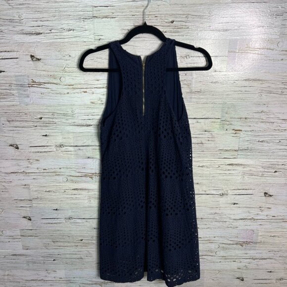 Anthropologie Sunday in Brooklyn blue eyelet dress size small - Picture 7 of 7
